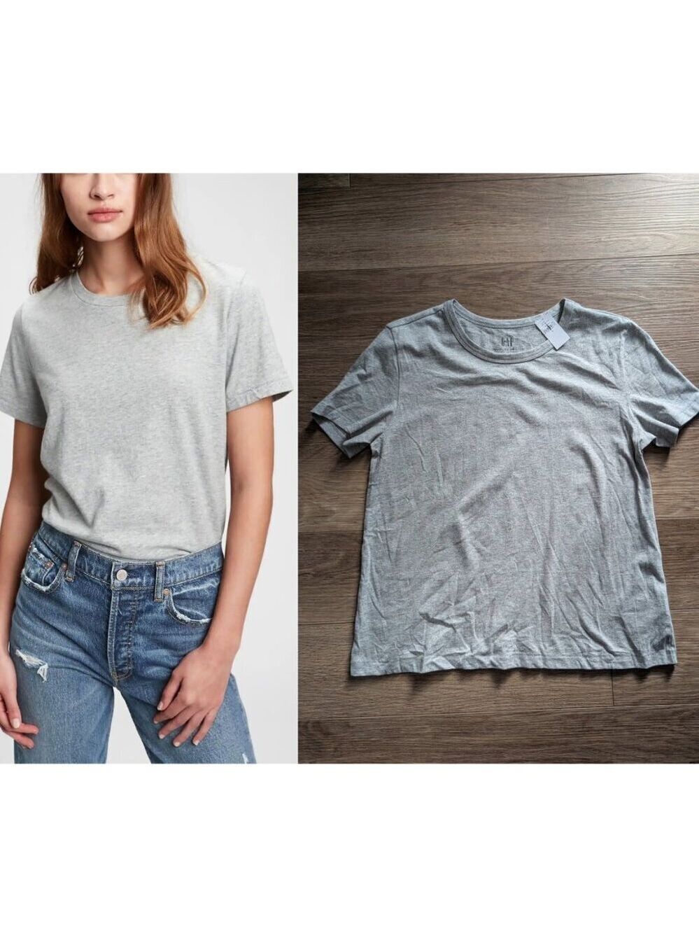 Gap | Organic Cotton VintageSoft T-Shirt In Heather Grey